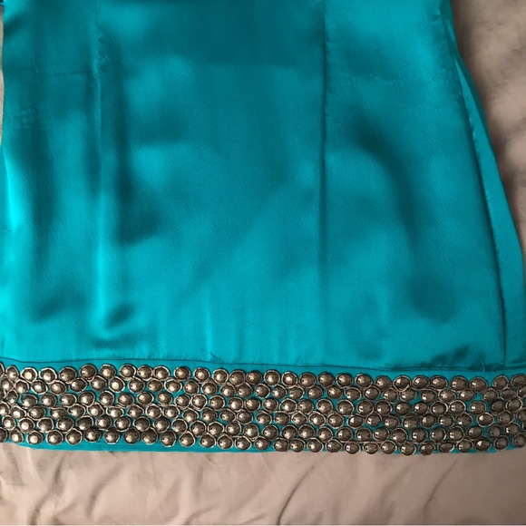 100%Silk Cocktail backless Dress - Picture 6 of 8